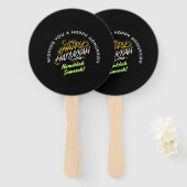 Happy Hanukkah Sameach! Handwaaier (Voorkant en achterkant)