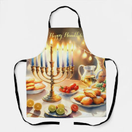 Happy Hanukkah Schort