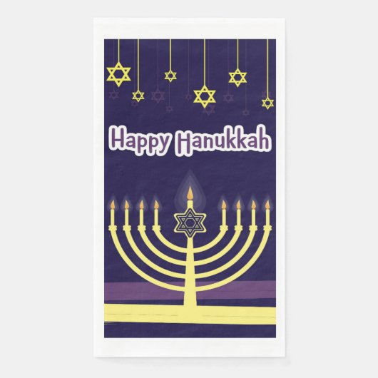 Happy Hanukkah Servet (Voorkant)