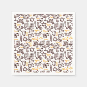 Happy Hanukkah Servet