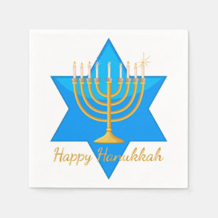 Happy Hanukkah Servet