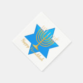Happy Hanukkah Servet (Hoek)