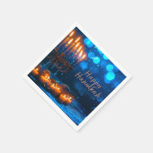 Happy Hanukkah Servet (Hoek)