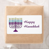 Happy Hanukkah Shalom Etiket (Insitu)