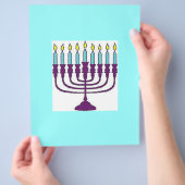 Happy Hanukkah Shalom Flyer (Hand)