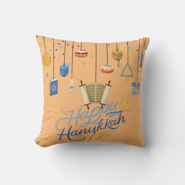 Happy Hanukkah Sierkussen (Voorkant)