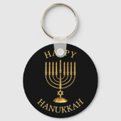 Happy Hanukkah Sleutelhanger (Voorkant)