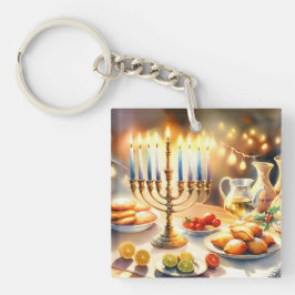 Happy Hanukkah Sleutelhanger