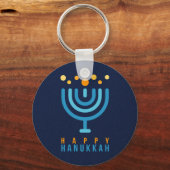 Happy Hanukkah-Sleutelhanger Sleutelhanger (Voorkant)