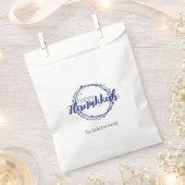 Happy Hanukkah Snow Bubbles Holiday Favor Bags Bedankzakje (Geknipt)