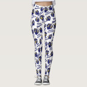 Happy Hanukkah Spinning Dreidel Leggings (Voorkant)