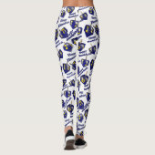 Happy Hanukkah Spinning Dreidel Leggings (Achterkant)