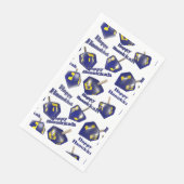 Happy Hanukkah Spinning Dreidel Servet (Hoek)