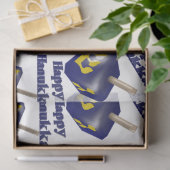 Happy Hanukkah Spinning Dreidel Tissuepapier (Geschenk)
