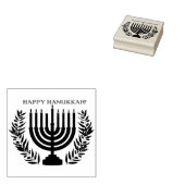 Happy Hanukkah Stamp Rubberstempel (Gestempeld)