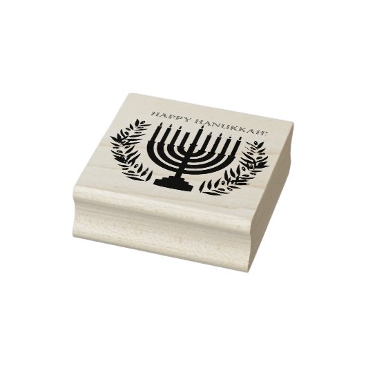 Happy Hanukkah Stamp Rubberstempel (Stempel)