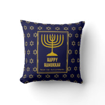 HAPPY HANUKKAH Star David Personalized BLUE