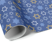 Happy Hanukkah Star van David Cadeaupapier (Rol Hoek)