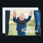 Happy Hanukkah Star van David Holiday Fotokaart Feestdagenkaart<br><div class="desc">Stijlvolle en schattige Happy Chanoeka Star of David Holiday Photo Card is perfect voor al uw vrienden en familie dit vakantieseizoen. Pas de tekst aan met uw familienaam en het jaar en wissel het afbeelding uit voor een foto van uw kind,  huisdier of de hele familie.</div>