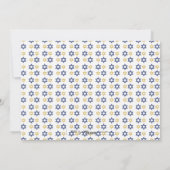 Happy Hanukkah Star van David Holiday Fotokaart Feestdagenkaart (Achterkant)