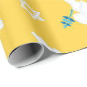 Happy Hanukkah Star van David, kosher Bird Piegon Cadeaupapier (Rol Hoek)