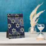 Happy Hanukkah Star van David menorah Dreidel Slip Fotoplaat<br><div class="desc">Happy Hanukkah Star van David menorah Dreidel SlipperyJoe's artistieke viering Candles Jewish Hebrew Chanukah geeft decoraties van de judaïstische religie</div>