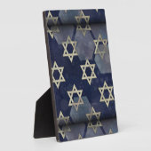 Happy Hanukkah Star van David menorah Dreidel Slip Fotoplaat (Zijkant)