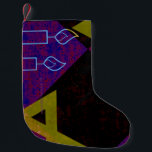 Happy Hanukkah Star van David menorah Dreidel Slip Kleine Kerstsok<br><div class="desc">Happy Hanukkah Star van David menorah Dreidel SlipperyJoe's artistieke viering Candles Jewish Hebrew Chanukah geeft decoraties van de judaïstische religie</div>