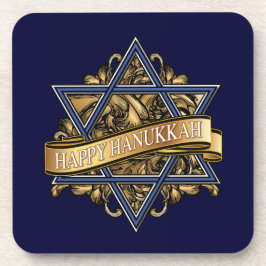 Happy Hanukkah Star van David Onderzetter