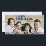 Happy Hanukkah Star van David Photo Card Feestdagenkaart<br><div class="desc">Fijne en stijlvolle Happy Hanukkah Star van David Photo Card is perfect voor uw kaart die dit vakantieseizoen verstuurt. Heeft overeenkomende accessoires.</div>