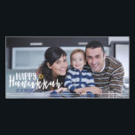 Happy Hanukkah Star van David Photo Card Feestdagenkaart<br><div class="desc">Fijne en stijlvolle Happy Hanukkah Star van David Photo Card is perfect voor uw kaart die dit vakantieseizoen verstuurt. Heeft overeenkomende accessoires.</div>