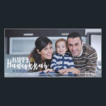 Happy Hanukkah Star van David Photo Card Feestdagenkaart<br><div class="desc">Fijne en stijlvolle Happy Hanukkah Star van David Photo Card is perfect voor uw kaart die dit vakantieseizoen verstuurt. Heeft overeenkomende accessoires.</div>
