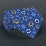 Happy Hanukkah Star van David Stropdas<br><div class="desc">Happy Hanukkah Star van David Pattern</div>