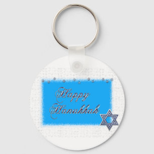 happy hanukkah ster sleutelhanger