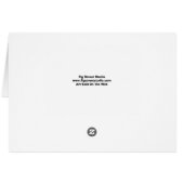 Happy Hanukkah, ster van David (Achterkant Horizontaal)