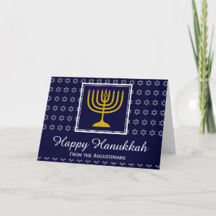 HAPPY HANUKKAH   Ster van David Feestdagen Kaart