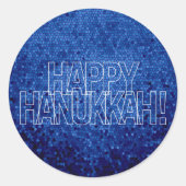 Happy Hanukkah Sticker (Voorkant)