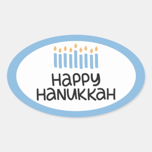 Happy Hanukkah Stickers (Voorkant)