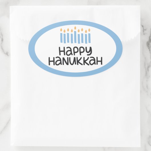 Happy Hanukkah Stickers (Tas)
