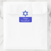 Happy Hanukkah-stickers Vierkante Sticker (Tas)
