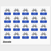 Happy Hanukkah-stickers Vierkante Sticker (Vel)