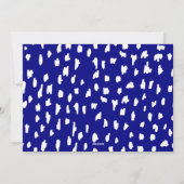 Happy Hanukkah Stylish Script and Pattern | Foto Feestdagenkaart (Achterkant)