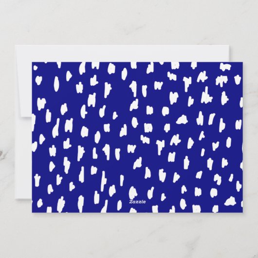 Happy Hanukkah Stylish Script and Pattern | Foto Feestdagenkaart (Achterkant)