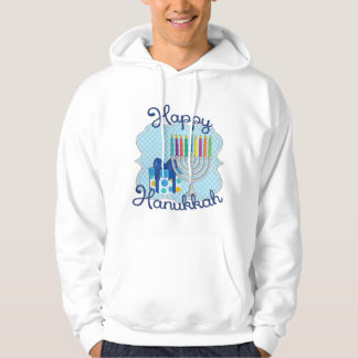 Happy Hanukkah sweatshirt met lelijke overhemd