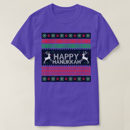 Happy Hanukkah T-shirt (Design voorkant)