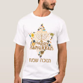 Happy Hanukkah T-Shirt (Voorkant)