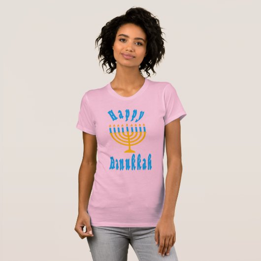 Happy Hanukkah T-shirt (Voorkant volledig)
