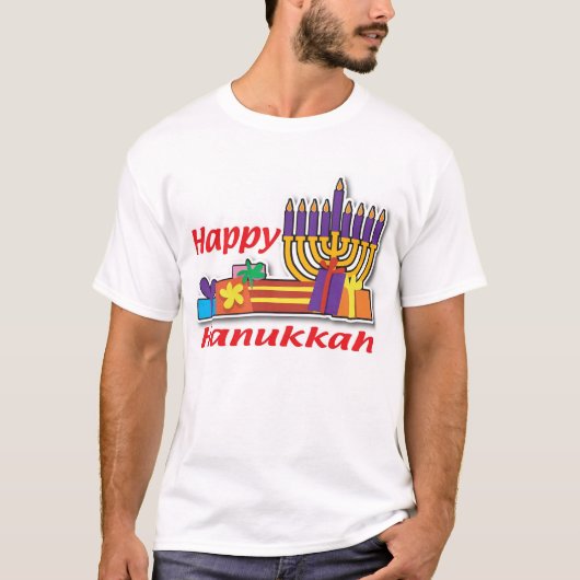 Happy Hanukkah T-shirt (Voorkant)