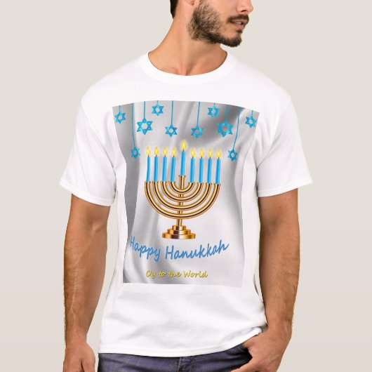 Happy Hanukkah T-shirt (Voorkant)