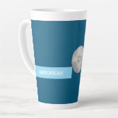 HAPPY HANUKKAH tall Latte Mok (Linkerhoek)
